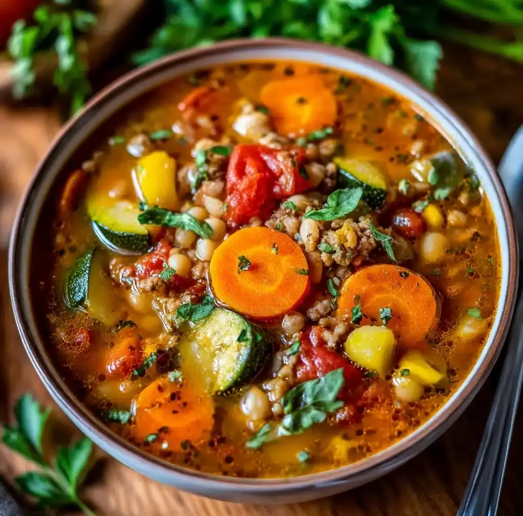 Ground Turkey Vegetable Soup (Weight Loss Soup) Recipe