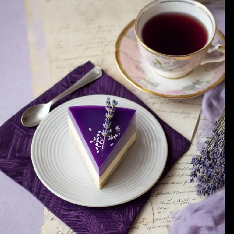 Delicate No-Bake Honey Lavender Cheesecake Recipe