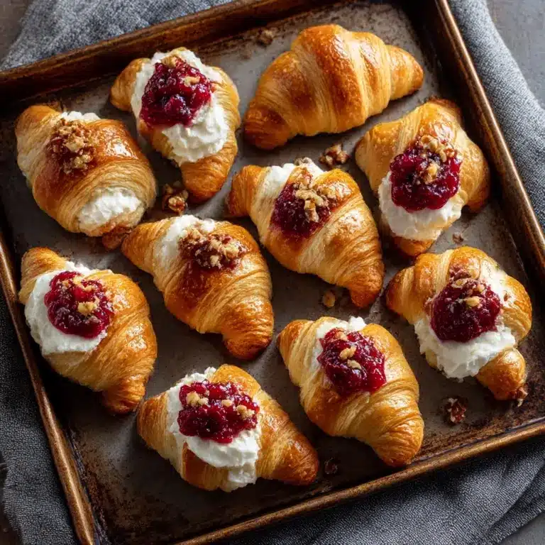 Cranberry Cream Cheese Crescent Bites Recipe