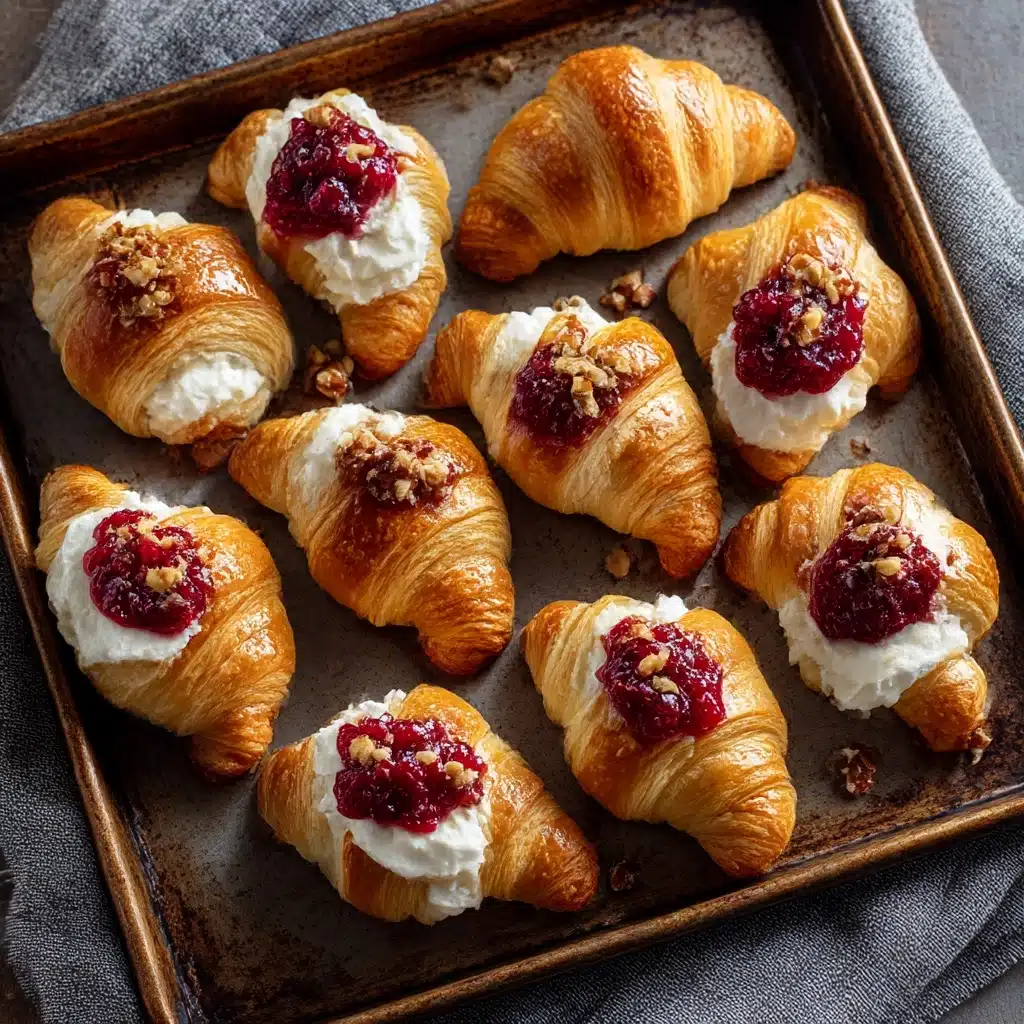 Cranberry Cream Cheese Crescent Bites Recipe - Recipe Image