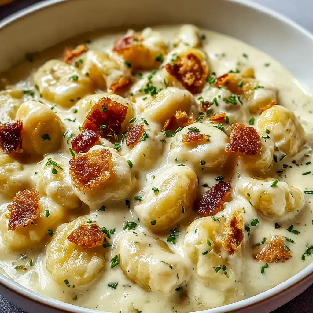 Creamy Crack Chicken Gnocchi Recipe - Recipe Image
