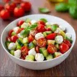 Easy Cucumber Mozzarella Salad Recipe