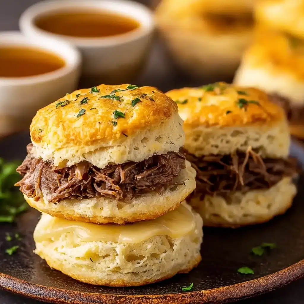 French Dip Biscuits – Football Friday Recipe - Recipe Image