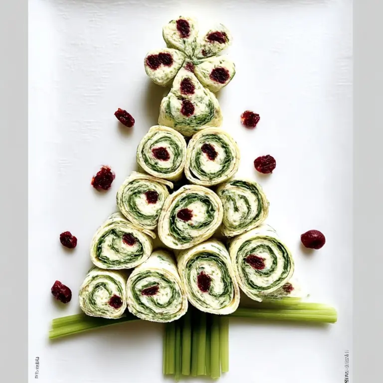 Savory Christmas Cranberry Roll Ups Recipe