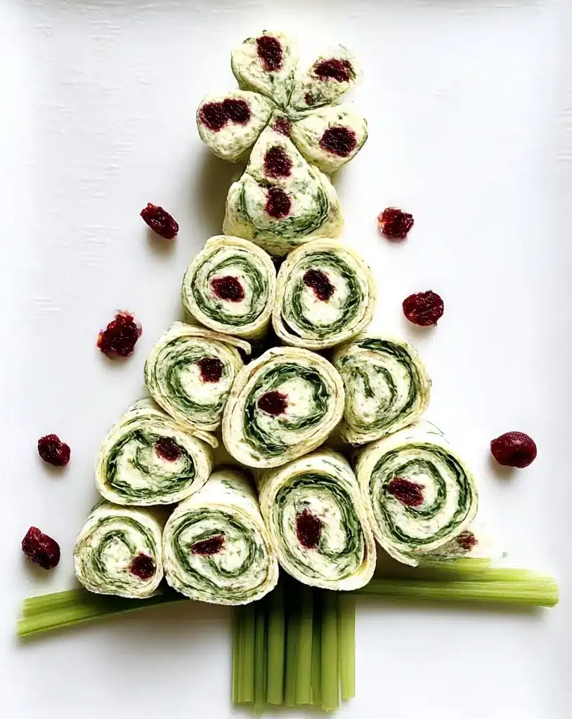 Savory Christmas Cranberry Roll Ups Recipe