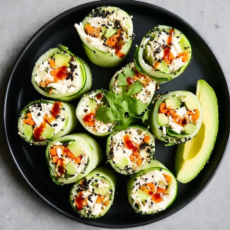 Best Chicken Salad Cucumber Roll Ups Recipe