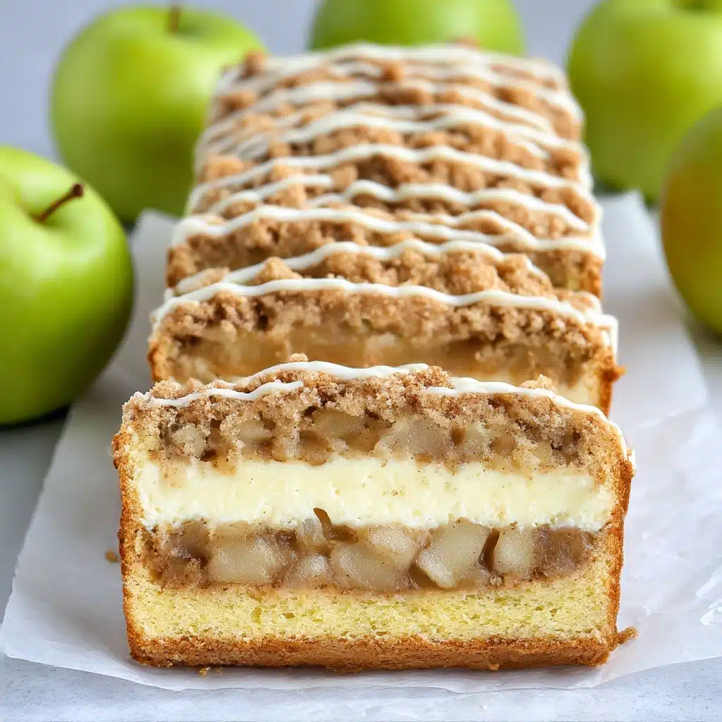 Apple Crisp Cheesecake Bread Recipe - Recipe Image