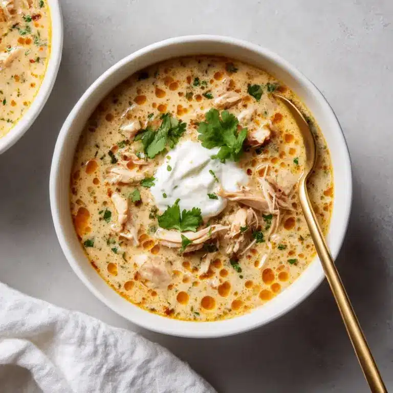 Keto White Chicken Chili Recipe