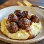 Tasty Slow Cooker Salisbury Steak Meatballs Recipe