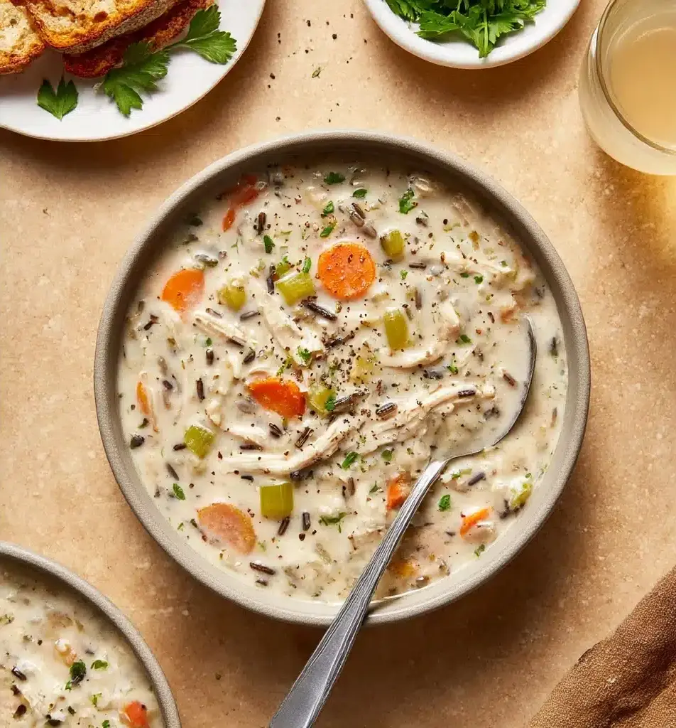 Crockpot Chicken Wild Rice Soup Recipe