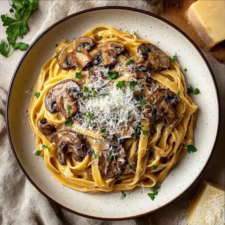 Caramelized Leek and Mushroom Gruyere Pasta Recipe