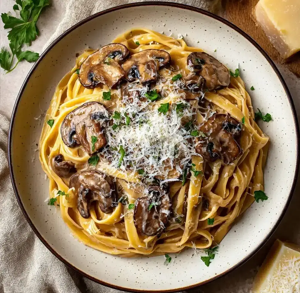 Caramelized Leek and Mushroom Gruyere Pasta Recipe