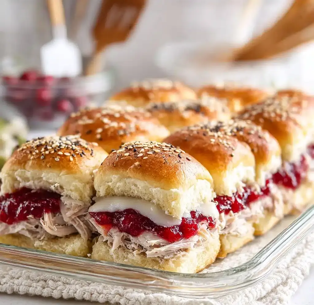 Turkey Cranberry Sliders Recipe
