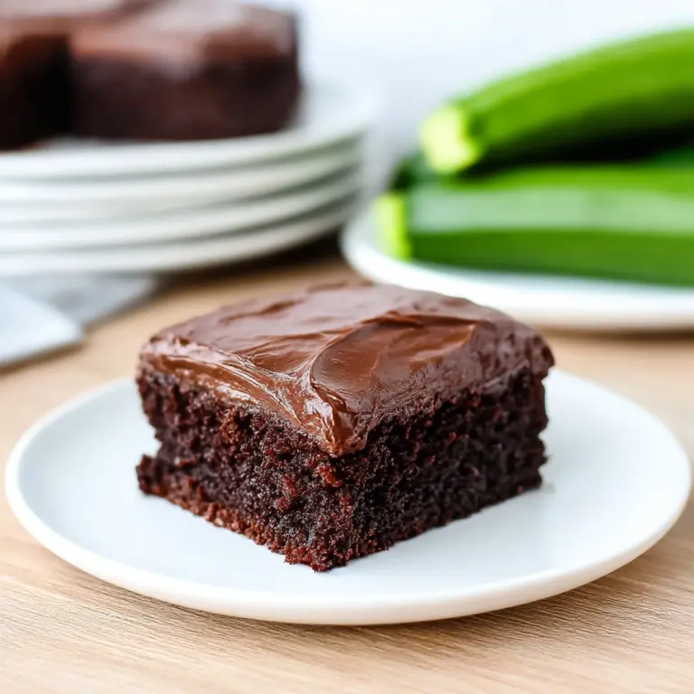 Chocolate Zucchini Brownies Recipe