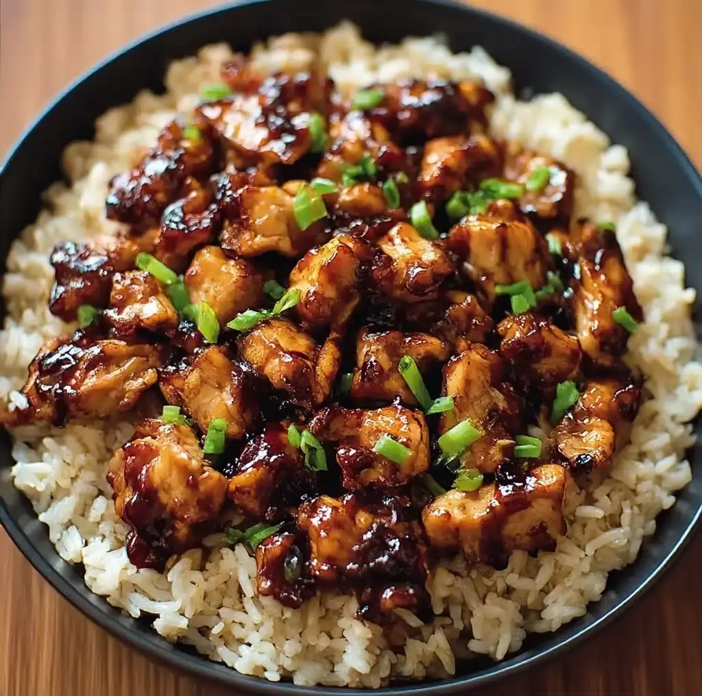 Honey BBQ Chicken Rice Recipe