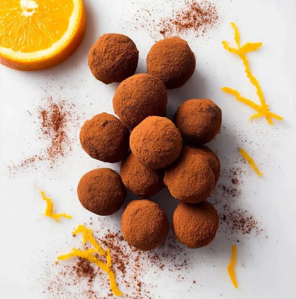 Juicy Orange Chocolate Christmas Truffles Recipe