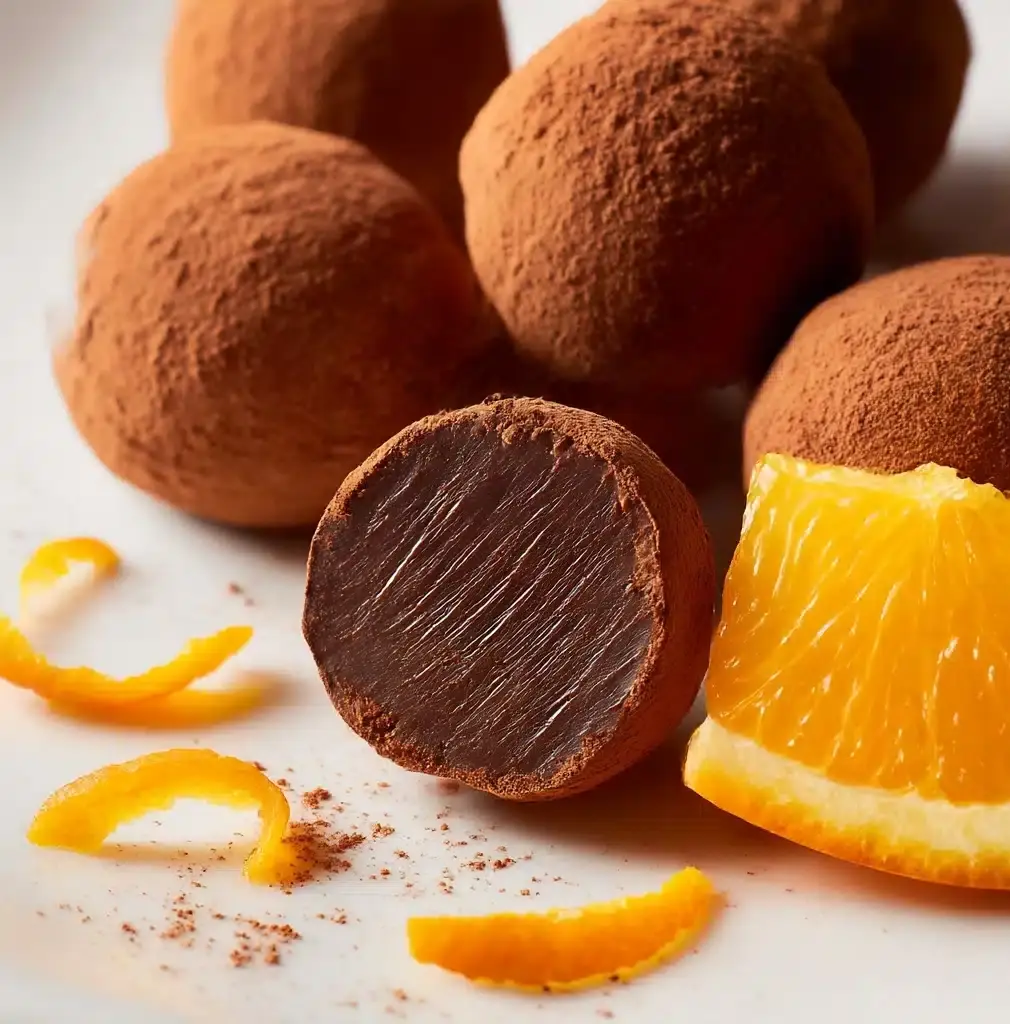 Juicy Orange Chocolate Christmas Truffles Recipe