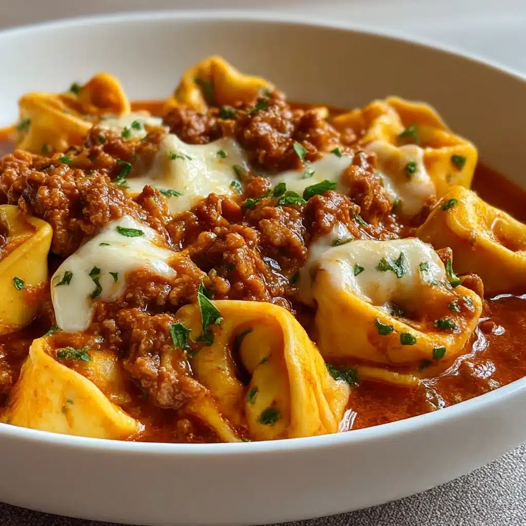 Irresistible Beefy Tortellini Bake for Cozy Nights Recipe - Recipe Image