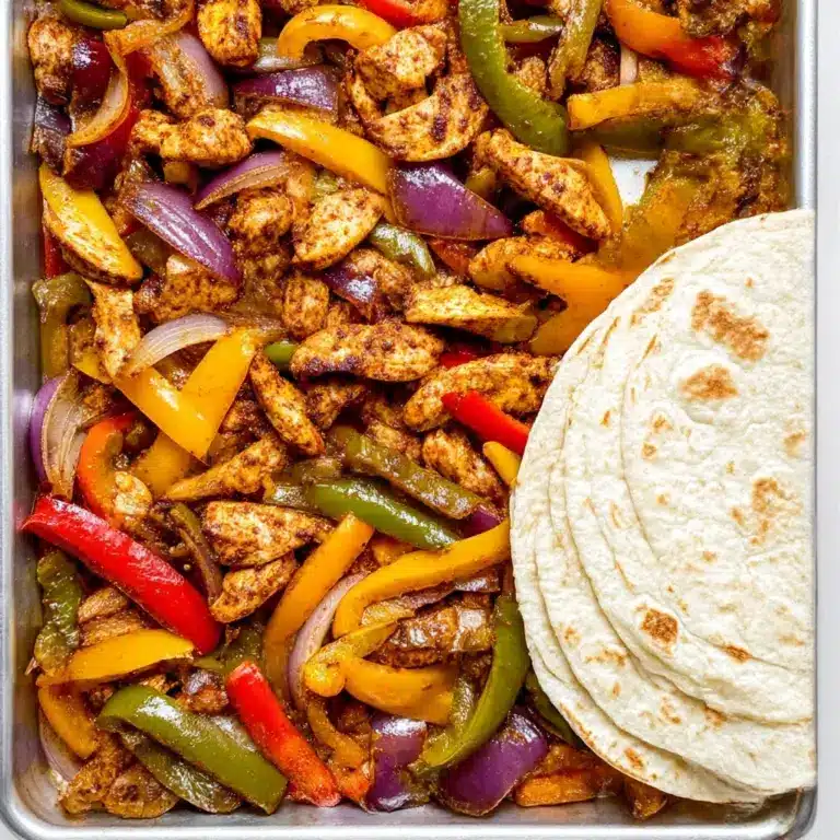 30 Minute Sheet Pan Chicken Fajitas Recipe