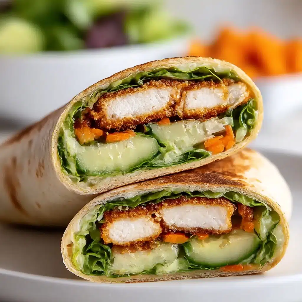 Healthy Honey Mustard Chicken Wrap Recipe - Recipe Image