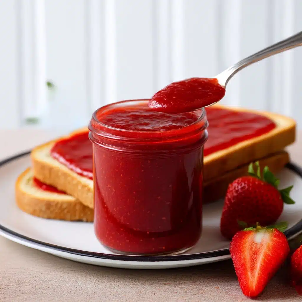 Slow Cooker Strawberry Butter Recipe - Recipe Image