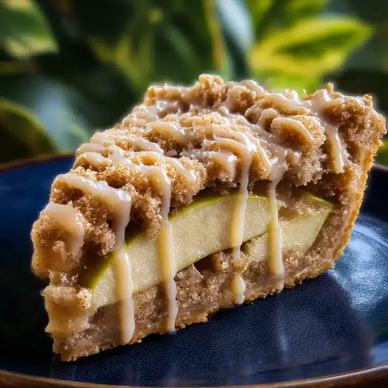 Apple Crumb Cake with Cinnamon Apple Drizzle Recipe