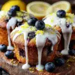 Bright & Zesty Lemon Blueberry Breakfast Muffins Recipe