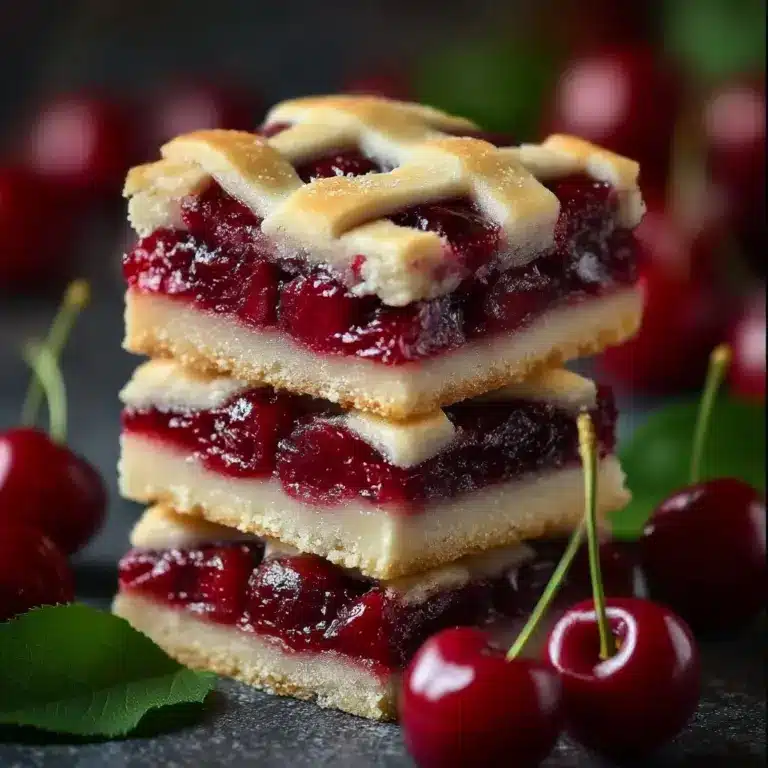 Easy Cherry Pie Bars: A Simple Cherry Dessert to Savor Recipe