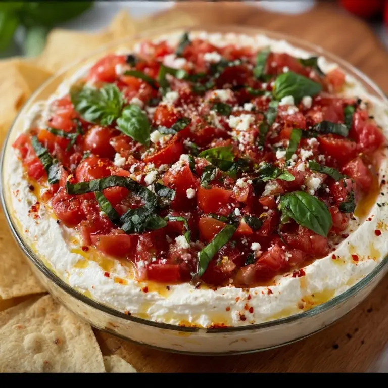 Bruschetta Dip: A Vibrant and Flavorful Appetizer to Delight Your Guests