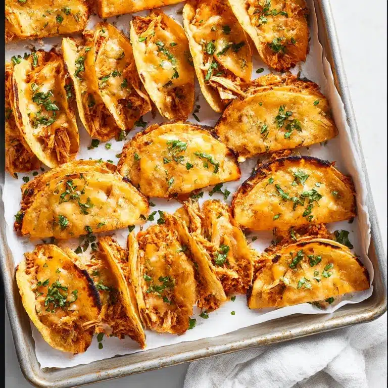 20 Minute Mini Baked Chicken Tacos Recipe
