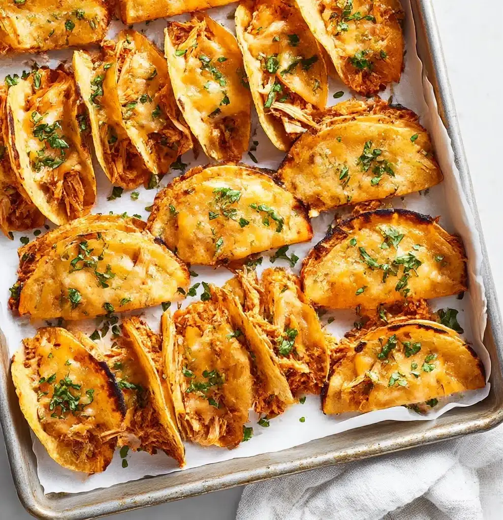 20 Minute Mini Baked Chicken Tacos Recipe