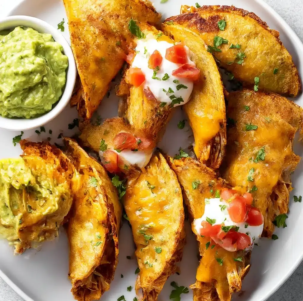 20 Minute Mini Baked Chicken Tacos Recipe