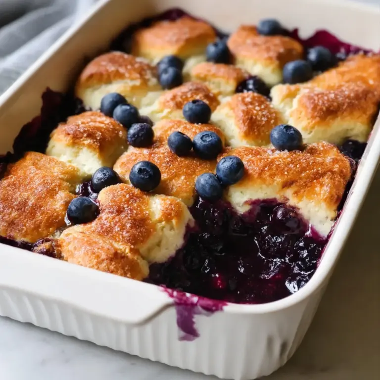 Overnight Blueberry French Toast Casserole Recipe