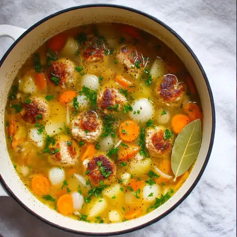 Turkey Meatball Soup Recipe