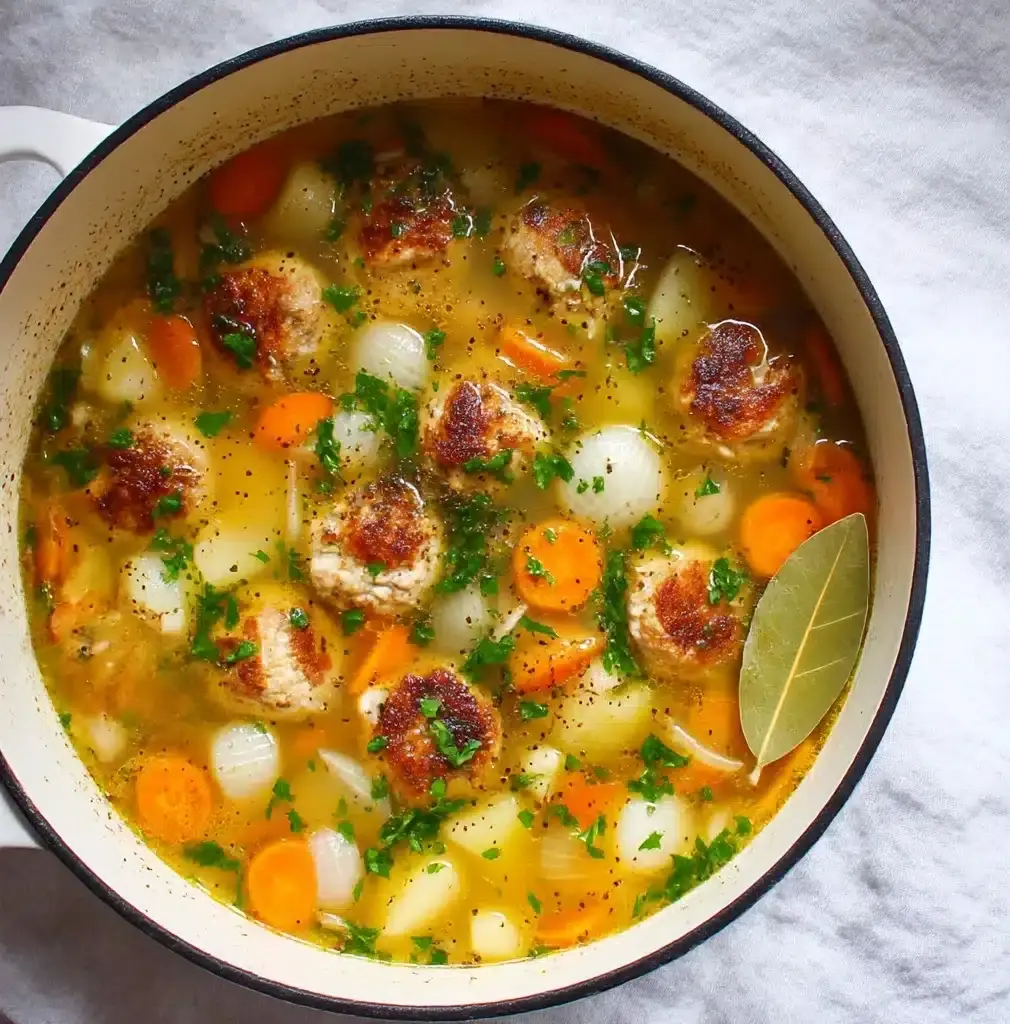 Turkey Meatball Soup Recipe
