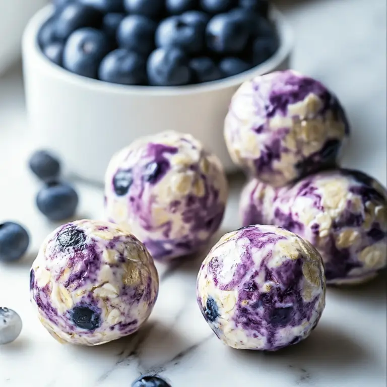 Blueberry Cheesecake Protein Bites Recipe