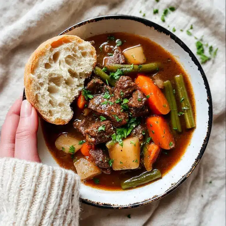 Slow Cooker Beef Stew with Root Vegetables Recipe