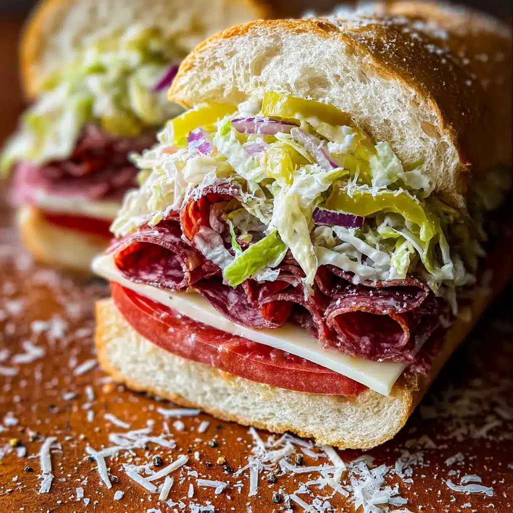 Italian Grinder Salad Sandwich (TikTok Viral Recipe) Recipe - Recipe Image