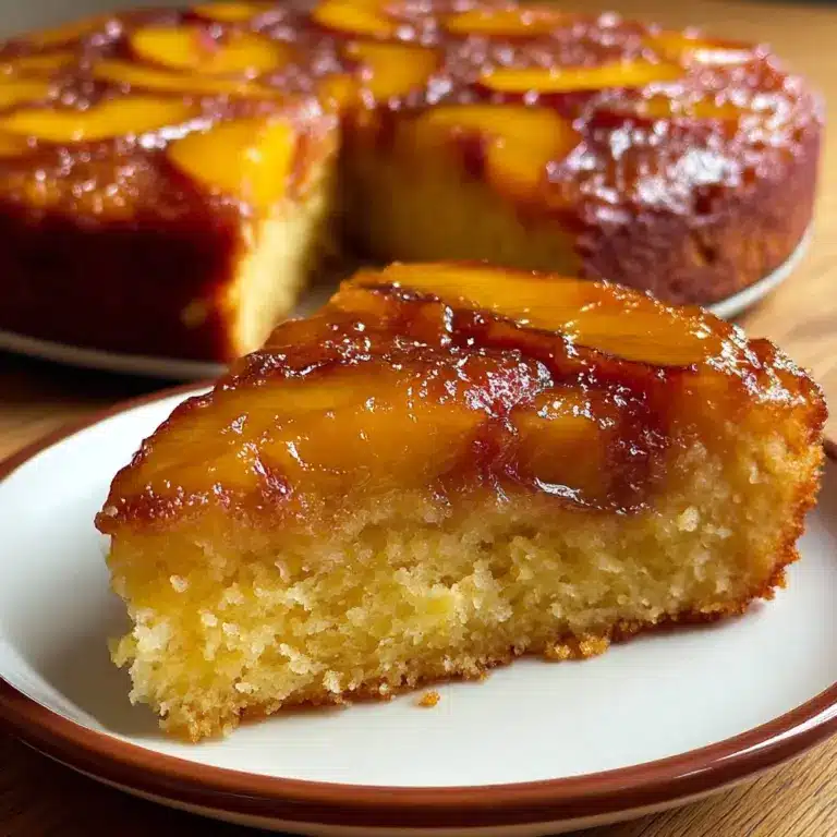 Brown Sugar Peach Cake Recipe