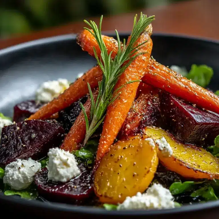 Roasted Beets and Carrots Salad with Burrata Recipe