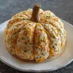 Pumpkin Shaped Cheese Ball Recipe