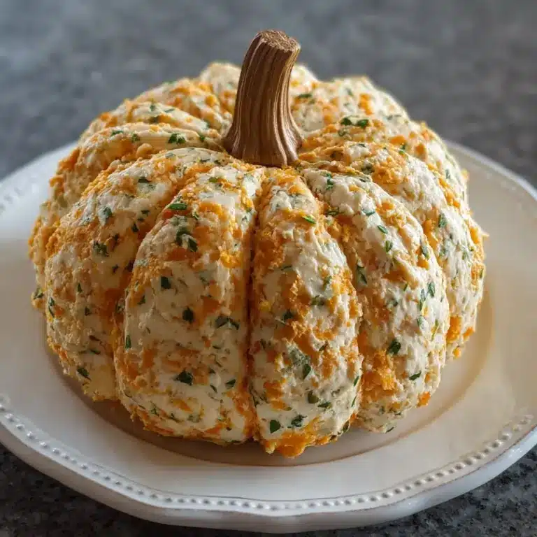 Pumpkin Shaped Cheese Ball Recipe