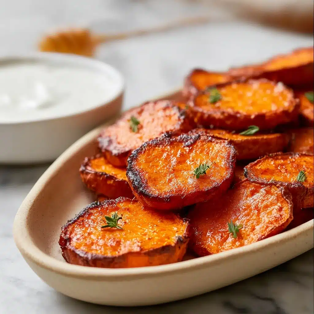 Crispy Smashed Sweet Potatoes Recipe - Recipe Image
