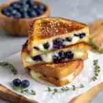 Crispy Blueberry Grilled Cheese Recipe
