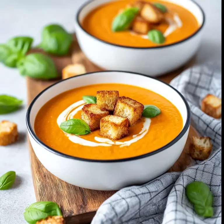 Creamy Tomato Soup with Heavy Cream Recipe