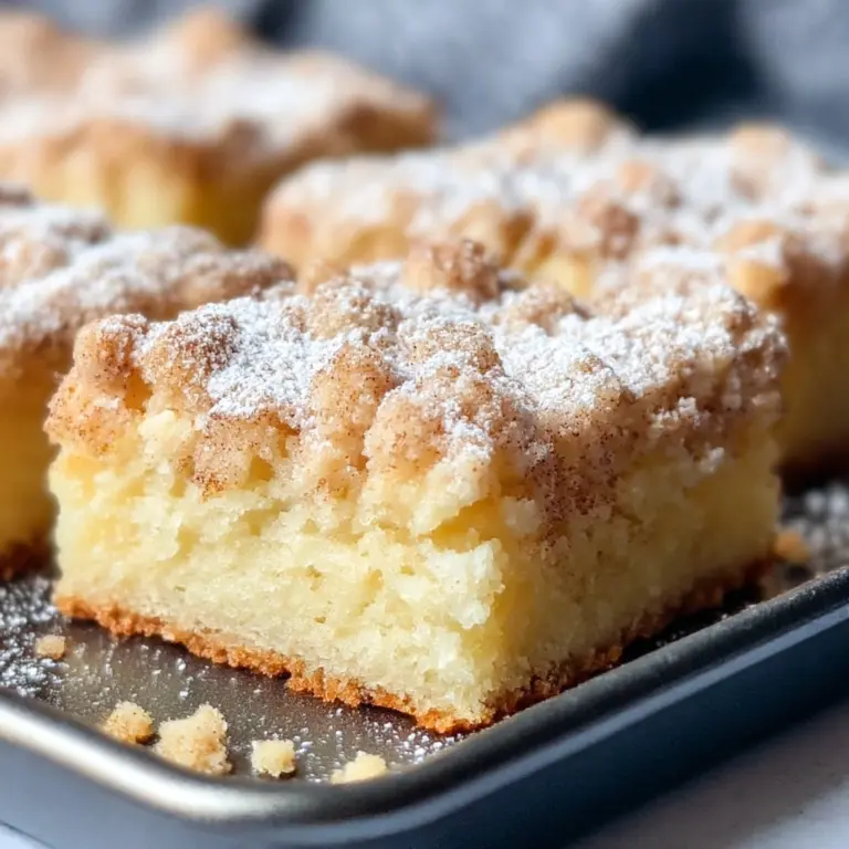 Crumb cake bars Recipe