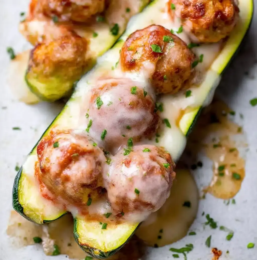 Zucchini Meatball Subs (Keto + Low Carb!) Recipe
