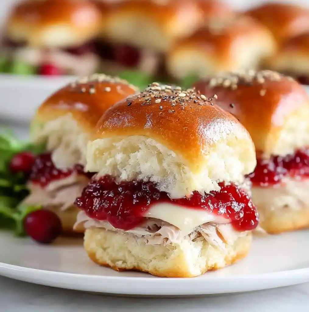 Turkey Cranberry Sliders Recipe