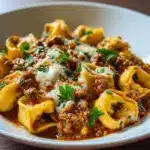 Irresistible Beefy Tortellini Bake for Cozy Nights Recipe