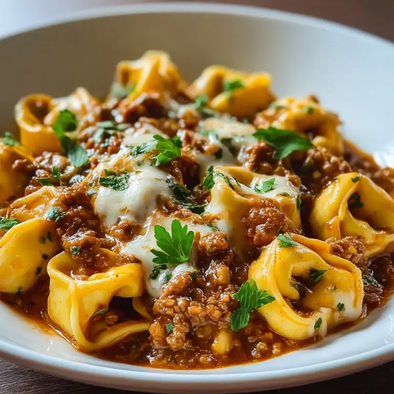 Irresistible Beefy Tortellini Bake for Cozy Nights Recipe